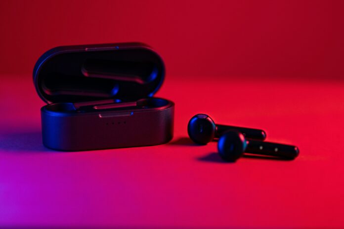 True wireless earbuds and charging case, representing the best wireless earbuds deals buying guide